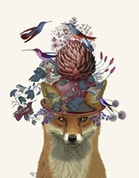 Fox Birdkeeper with Artichoke Fine Art Print