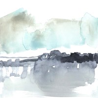 Snow Line III Framed Print