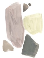 Muted Mod Shapes III Framed Print