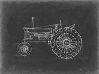 Tractor Blueprint IV Fine Art Print