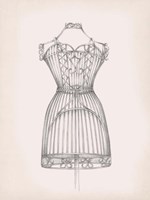 Antique Dress Form I Fine Art Print