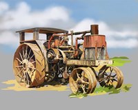 Vintage Tractor XII Fine Art Print