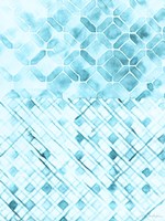 Teal Madras I Fine Art Print