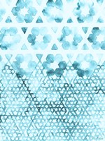 Teal Madras III Fine Art Print