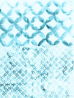 Teal Madras IV Fine Art Print