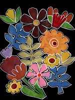 Layered Floral II Fine Art Print