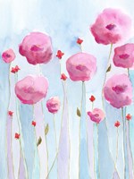 Pink Florets I Fine Art Print