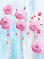 Pink Florets II Fine Art Print