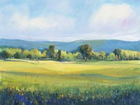 Partly Cloudy I Framed Print