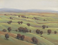 Beyond the Hills I Framed Print