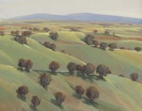 Beyond the Hills II Framed Print