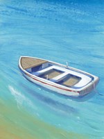Anchored Dingy I Fine Art Print