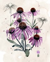 Purple Wildflowers I Fine Art Print