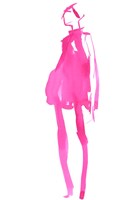 Fuchsia Street Fashion II Fine Art Print