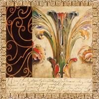 Antique French Manuscript II Fine Art Print