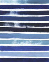 Cobalt Strokes II Fine Art Print