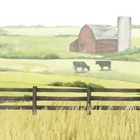 Sunlit Graze II Framed Print