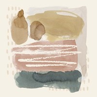 Ochre Echo I Framed Print