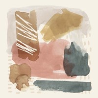 Ochre Echo II Framed Print