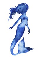Blue Sirena II Framed Print