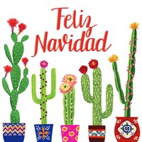 Navidad Tropical I Framed Print