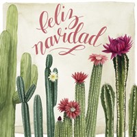 Christmas Cactus I Framed Print