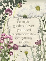 Pressed Floral Quote II Fine Art Print