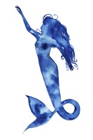Blue Sirena I Framed Print