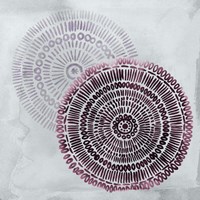 Berry Mandalas I Framed Print