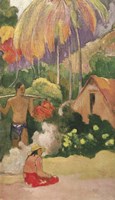 Landscape in Tahiti 1892 Fine Art Print
