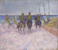 Reiter Am Strand (Cavaliers Sur La Plage), 1902 Fine Art Print