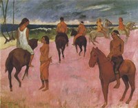 Riders on the Beach, 1902 Fine Art Print