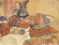 Still Life with a Pitcher and Fruit Fine Art Print