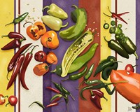 Sarape Peppers I Fine Art Print