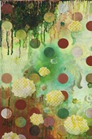 Floating Jade Garden I Fine Art Print