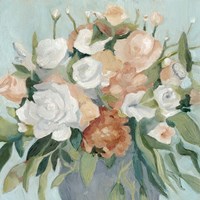 Soft Pastel Bouquet I Fine Art Print