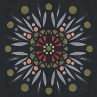 Folk Mandala II Fine Art Print