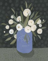 Mason Jar Bouquet II Fine Art Print