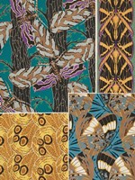 Decorative Butterflies I Fine Art Print