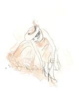 Blush & Grey Fashion III Fine Art Print