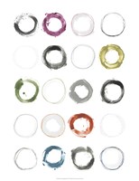 Circular Magnetism I Framed Print