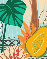 Graphic Jungle I Framed Print