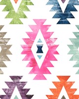Aztec Brights I Fine Art Print