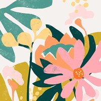 Cut Paper Garden I Framed Print