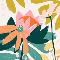 Cut Paper Garden II Framed Print