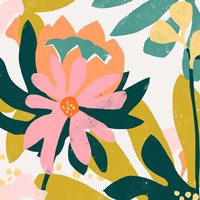 Cut Paper Garden IV Framed Print