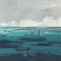 Sea Foam Vista I Fine Art Print