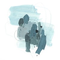 Aqua Stellar I Framed Print