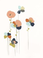 Modular Bouquet I Framed Print