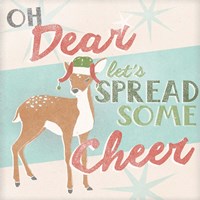 Retro Christmas I Fine Art Print